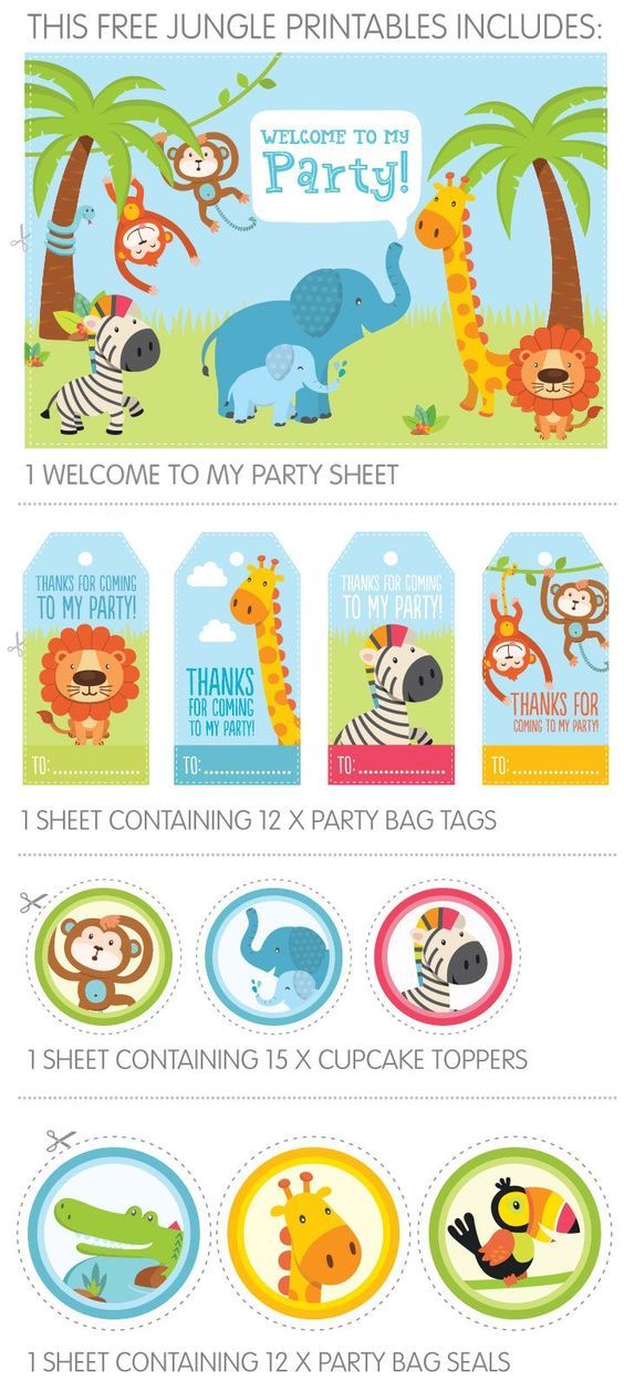 Free Jungle Party Invitation Printables Jungle Theme Birthday Jungle Birthday Party Jungle Party