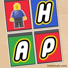 Free Printable Lego Building Block Birthday Banner Lego Party Printables Lego Birthday Banner Lego Party Banner