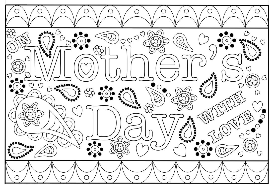 Colouring Mothers Day Card Free Printable Template Mothers Day Card Template Mothers Day Coloring Cards Mothers Day Cards
