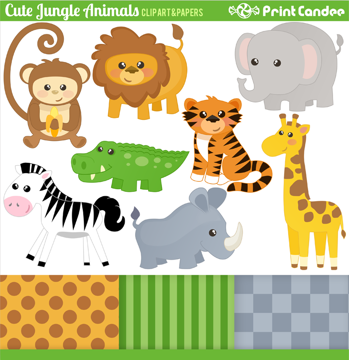 Print Candee Jungle Animals 4 75 Http Www Printcandee Com Jungle Animals Geburtstag Luftballons Kinder Aktivitaten Party Animals