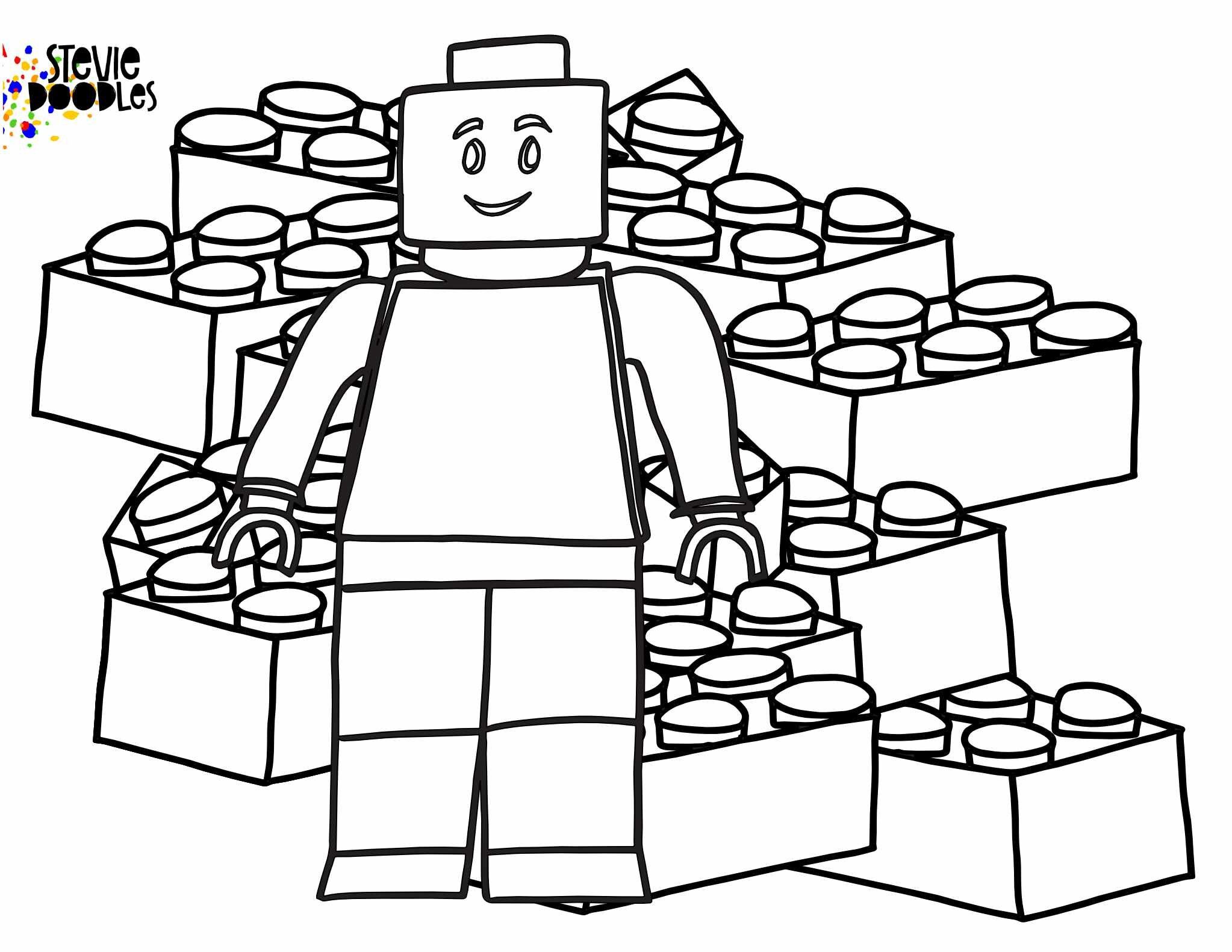 Free Lego Coloring Pages Stevie Doodles Lego Coloring Lego Coloring Pages Free Lego