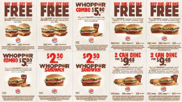 Burger King Canada Coupons Specials Deals 2019 Burger King Canada Coupons Canada Free Printable Coupons
