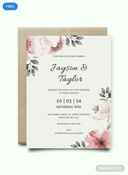 Vintage Wedding Invitation Template Free Pdf Word Psd Apple Pages Illustrator Publisher Outlook Wedding Invitations Printable Templates Free Printable Wedding Invitations Free Wedding Invitation Templates