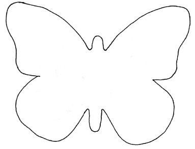 Free Printable Butterfly Template Butterfly Template For Garland Card Making Butterfly Template Butterfly Outline Butterfly Printable