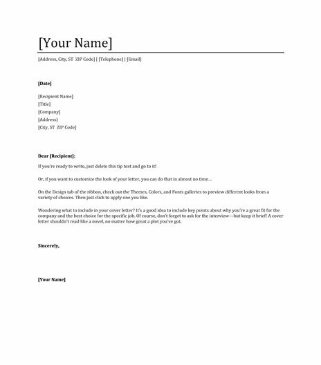 Pin On Cover Letter Template