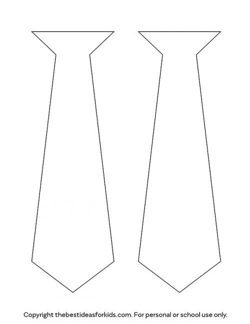 Tie Template The Best Ideas For Kids Tie Template Templates Printable Free Template Printable