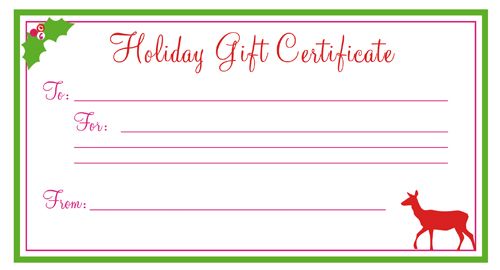 Heatherhalesdesigns Com Blog Archive Free Printable Christmas Gift Certificate Template Free Gift Certificate Template Printable Gift Certificate