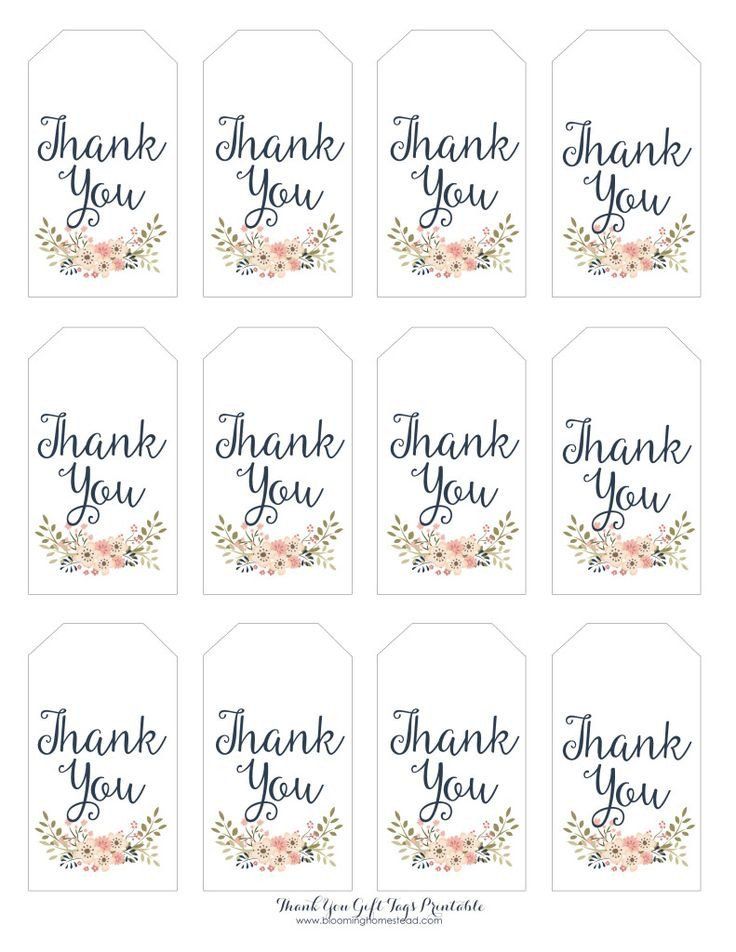 Free Printable Favor Tags Thank You Gift Tags Baby Girl Party Ideas Printable Tags Template Free Printable Favor Tags Free Printable Tags Templates