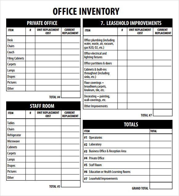 Inventory List Templates 19 Free Printable Xlsx Docs Pdf Formats Office Supplies Checklist Office Supplies List Office Organization At Work