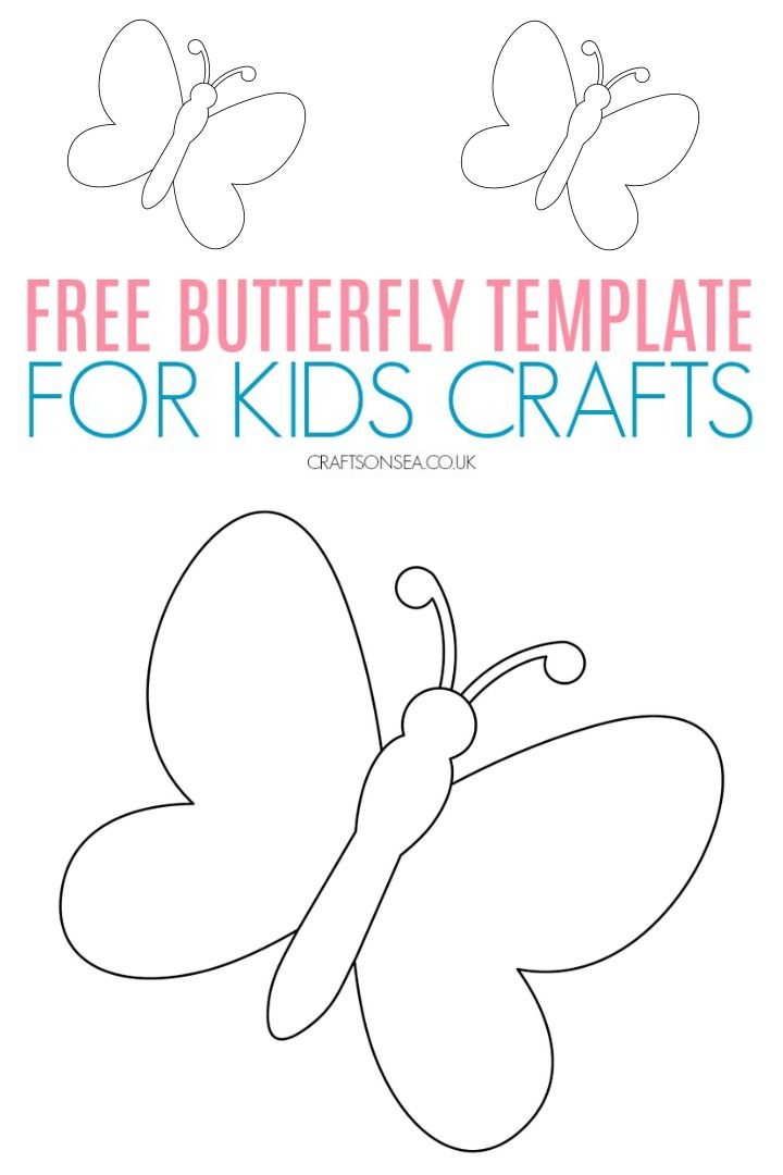 Free Butterfly Template Printable Pdf Butterfly Template Free Printable Crafts Templates Printable Free