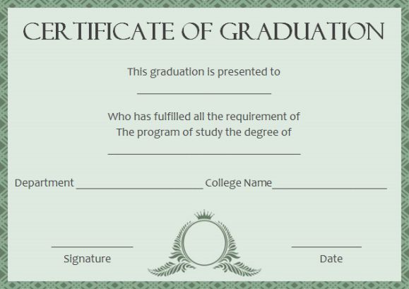 Masters Degree Certificate Template Degree Certificate Masters Degree Online Education
