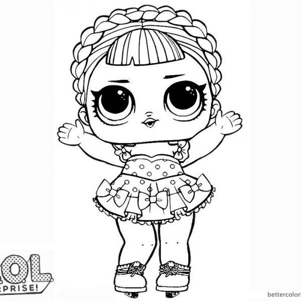 Lol Surprise Doll Coloring Pages Ice Sk8er Cool Coloring Pages Coloring Pages Free Printable Coloring Pages