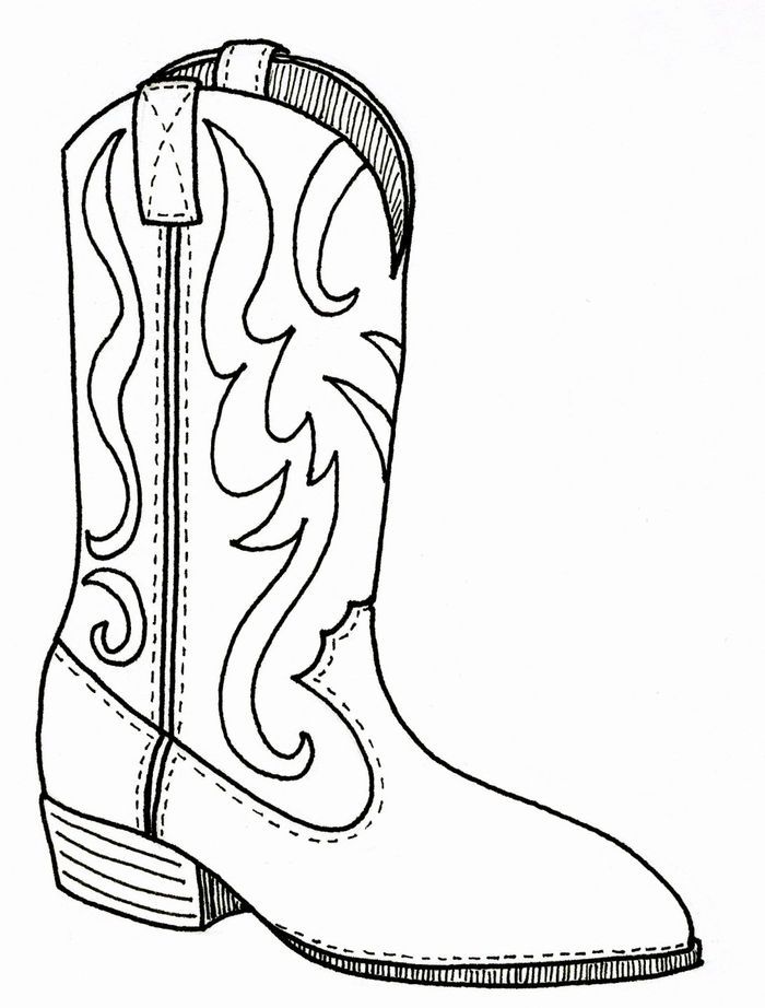 Cowboy Coloring Pages To Print Free Coloring Sheets Cowboy Boots Drawing Cowboy Boots Cowboy Boot Tattoo