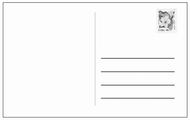 Free Printable Postcard Templates Lovely 21 Free Postcard Template Word Excel Formats Printable Postcards Postcard Template Free Postcard Template