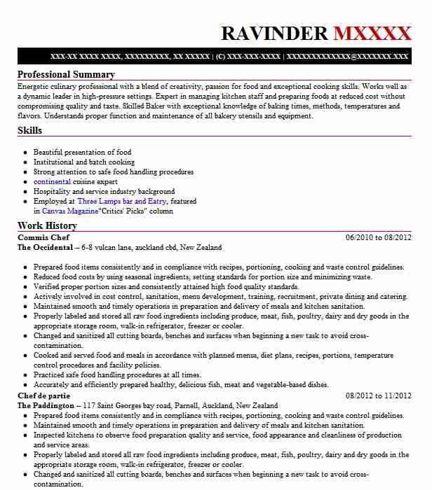 Pin On Chef Resume