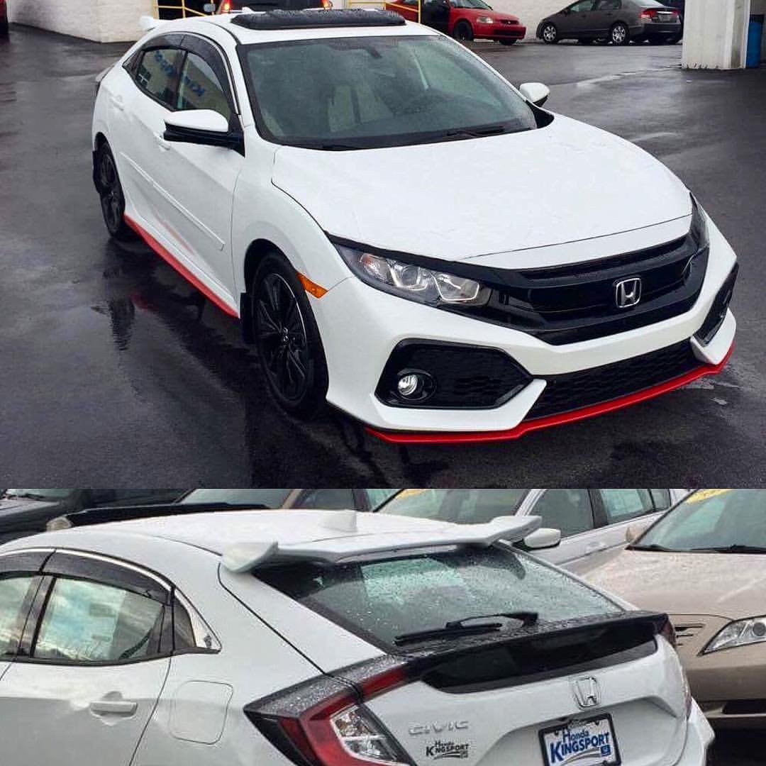 Fit Honda Civic Hatch Type R 2017 2019 Rear Trunk Lower Fk7 Fk8 2 Points Automotive Parts Accessories