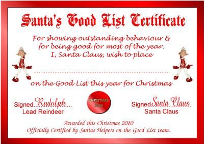 Free Printable Santas Nice List Certificates Homealterdecor Top Santa Letter Template Free Christmas Tags Printable Nice List Certificate