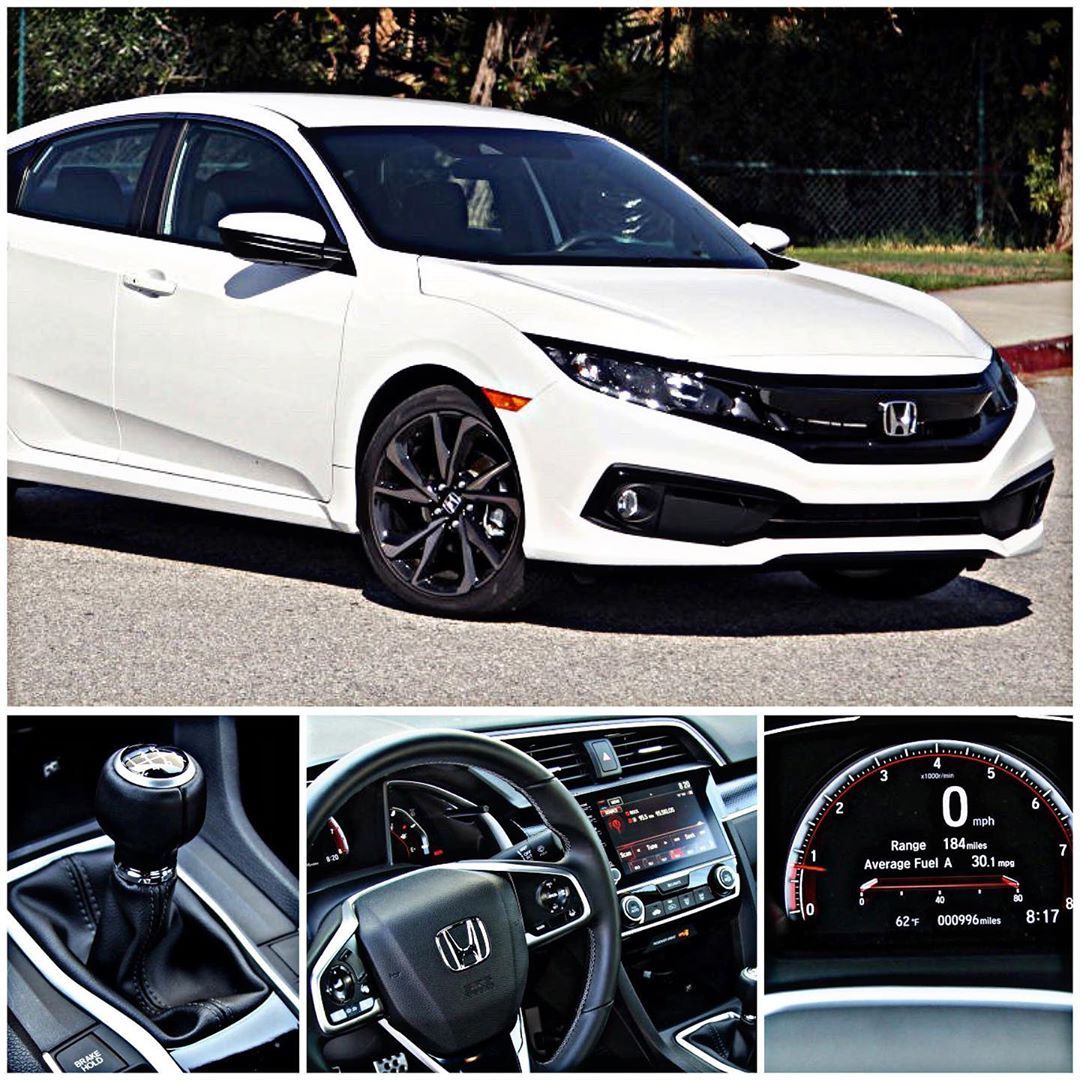 2019 Honda Civic Sport Msrp From 21 250 Horsepower 158 To 180 Hp Mpg Up To 29 City 38 Honda Civic Sport Honda Civic Honda