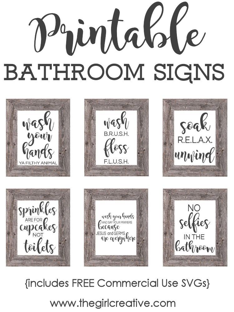 Printable Bathroom Signs Svgs Printable Bathroom Signs Bathroom Printables Bathroom Signs