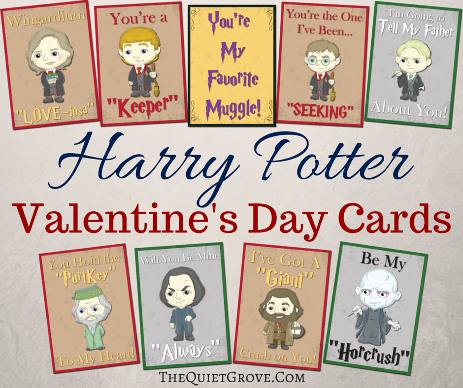 Free Printable Harry Potter Valentine Cards Harry Potter Valentines Cards Harry Potter Valentines Valentines Cards
