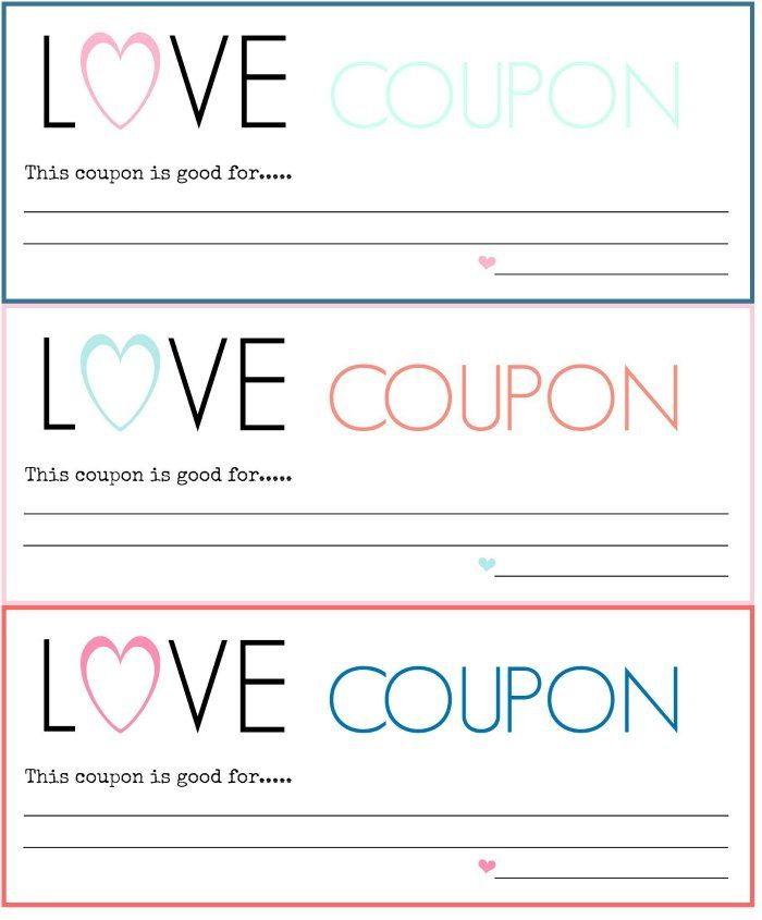 Diy Love Coupons Free Printable Love Coupons Free Coupon Template Coupon Template
