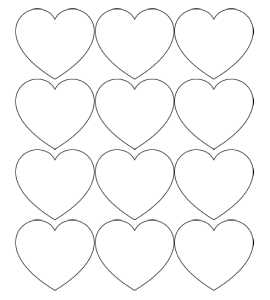 Lots Of Super Cute Valentine S Day Snack Ideas For Kids Printable Heart Template Heart Printable Heart Template