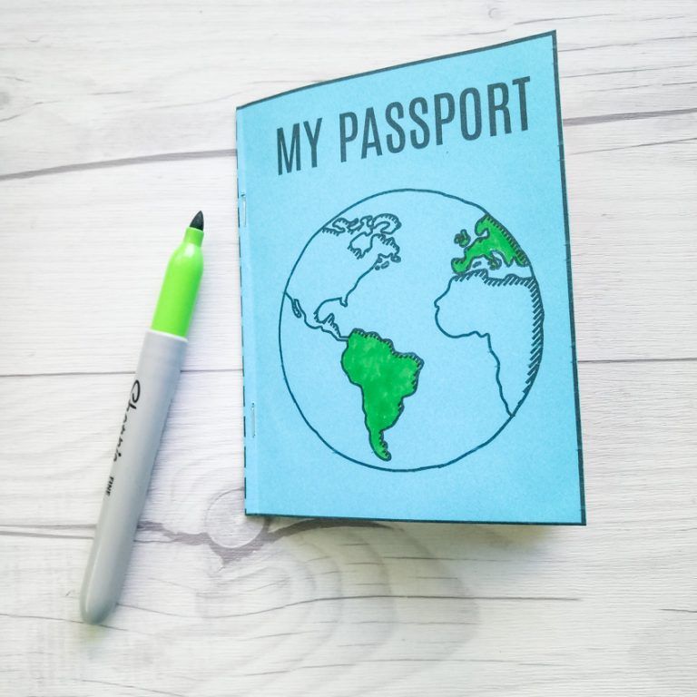 Diy Mini Passport Book Free Printable Make And Takes Passports For Kids Passport Template Business For Kids