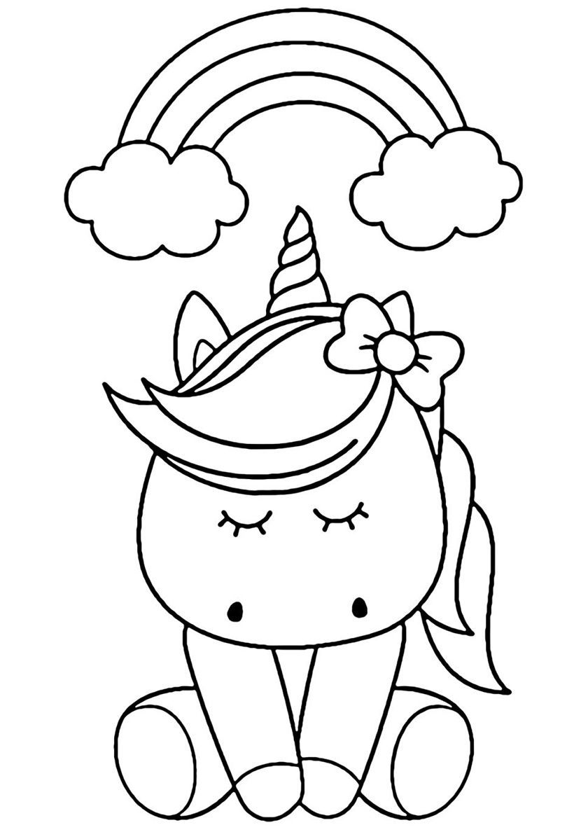 Unicorn Coloring Page Free Coloring Page Unicorn Coloring Pages Free Coloring Pages Birthday Coloring Pages