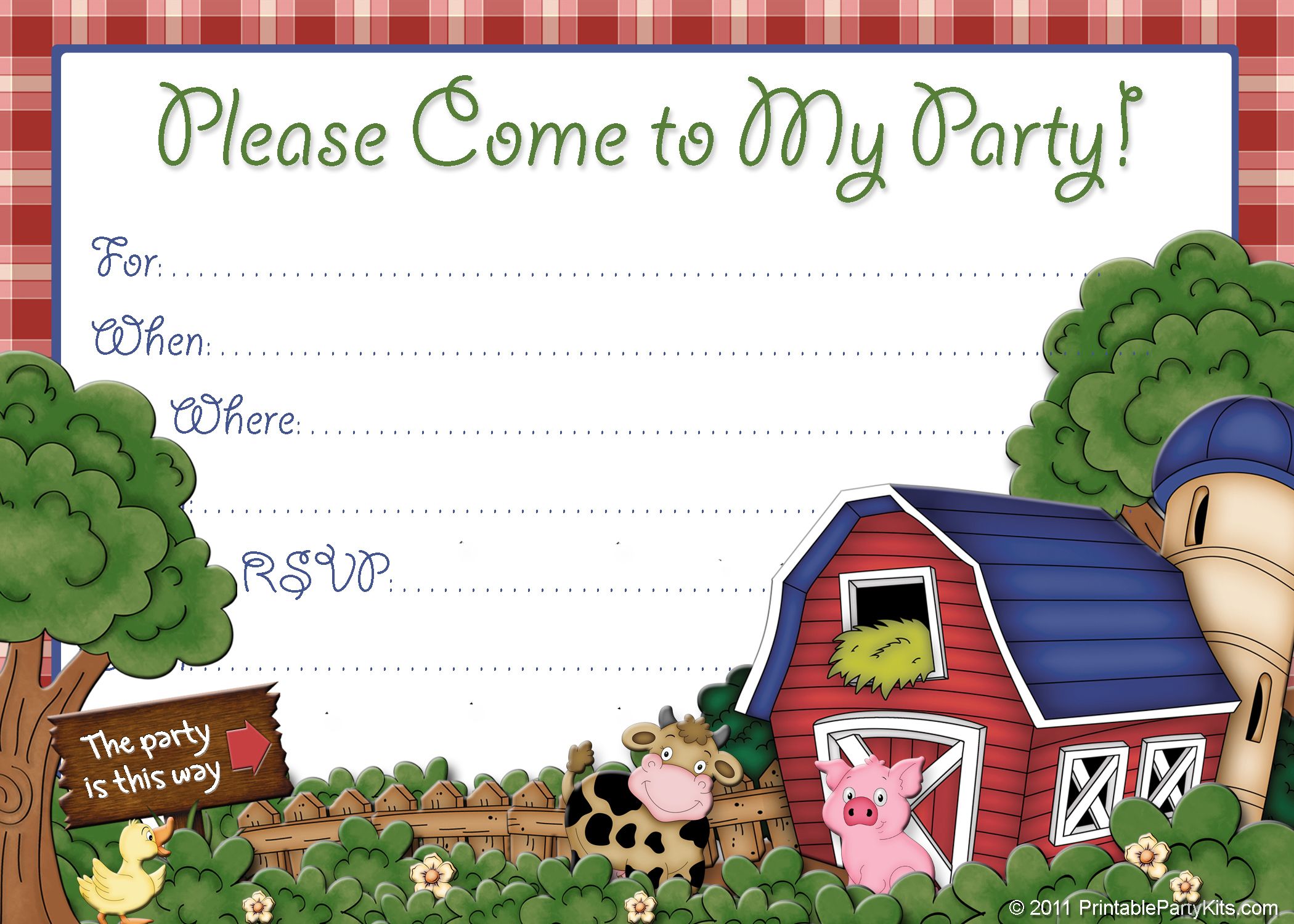 Free Printable Barnyard Farm Invitation Template 2014 Images 2015 For You Farm Birthday Invitation Animal Birthday Invitation Farm Party Invitations