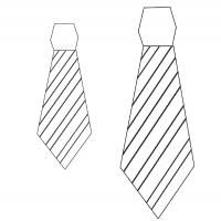Striped Tie Template Tie Template Tie Pattern Free Bow Tie Template