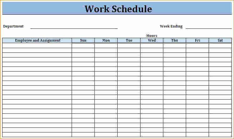 Free Monthly Employee Schedule Template Fresh Blank Weekly Employee Schedule Template To Pin On Schedule Template Daily Schedule Template Work Schedule