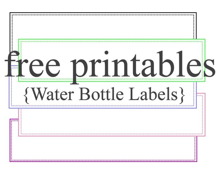 Baby Water Bottle Label Template Free Water Bottle Labels Template Printable Water Bottle Labels Personalized Water Bottle Labels