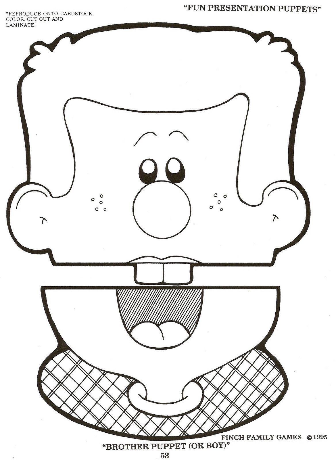 Paper Bag Puppets Puppet Patterns Paper Puppets