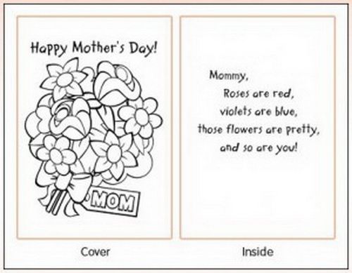 Easy Printable Mothers Day Cards Ideas For Kids Mothers Day Card Template Mothers Day Coloring Pages Mother S Day Colors
