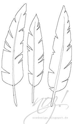 Free Fancy Feathers Printable Template From Dabbles Amp Babbles 펠트 패턴 공예 종이 자수