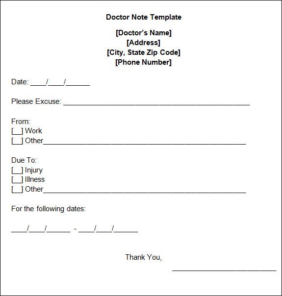 Sample Doctor Note 24 Free Documents In Pdf Word Doctors Note Template Notes Template Doctors Note