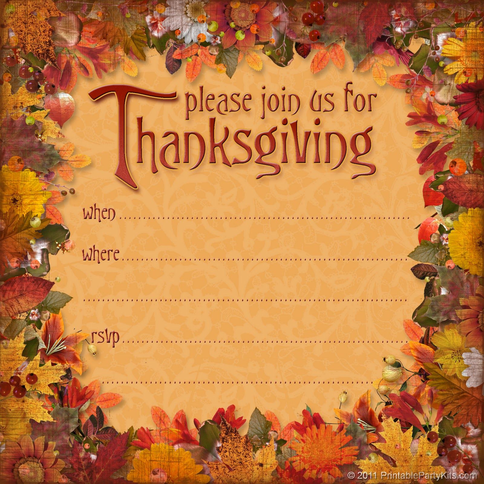 Free Thanksgiving Dinner Invitation Printable Thanksgiving Invitation Thanksgiving Invitation Template Dinner Invitation Template