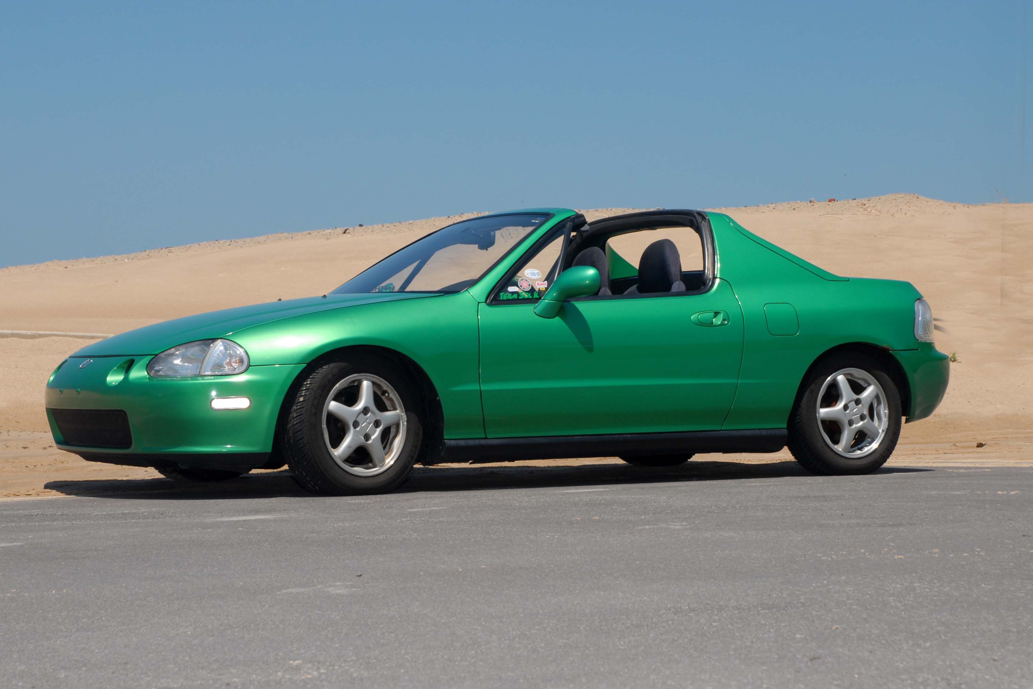 Conor S Old 94 Honda Del Sol Even Though It Was Black And Not Green