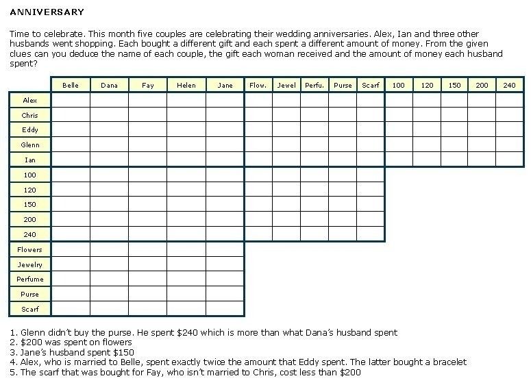 Free Printable Logic Puzzles World Of Template Format Throughout Free Printable Logic Puzzles24045 Math Worksheets Logic Puzzles Maths Puzzles