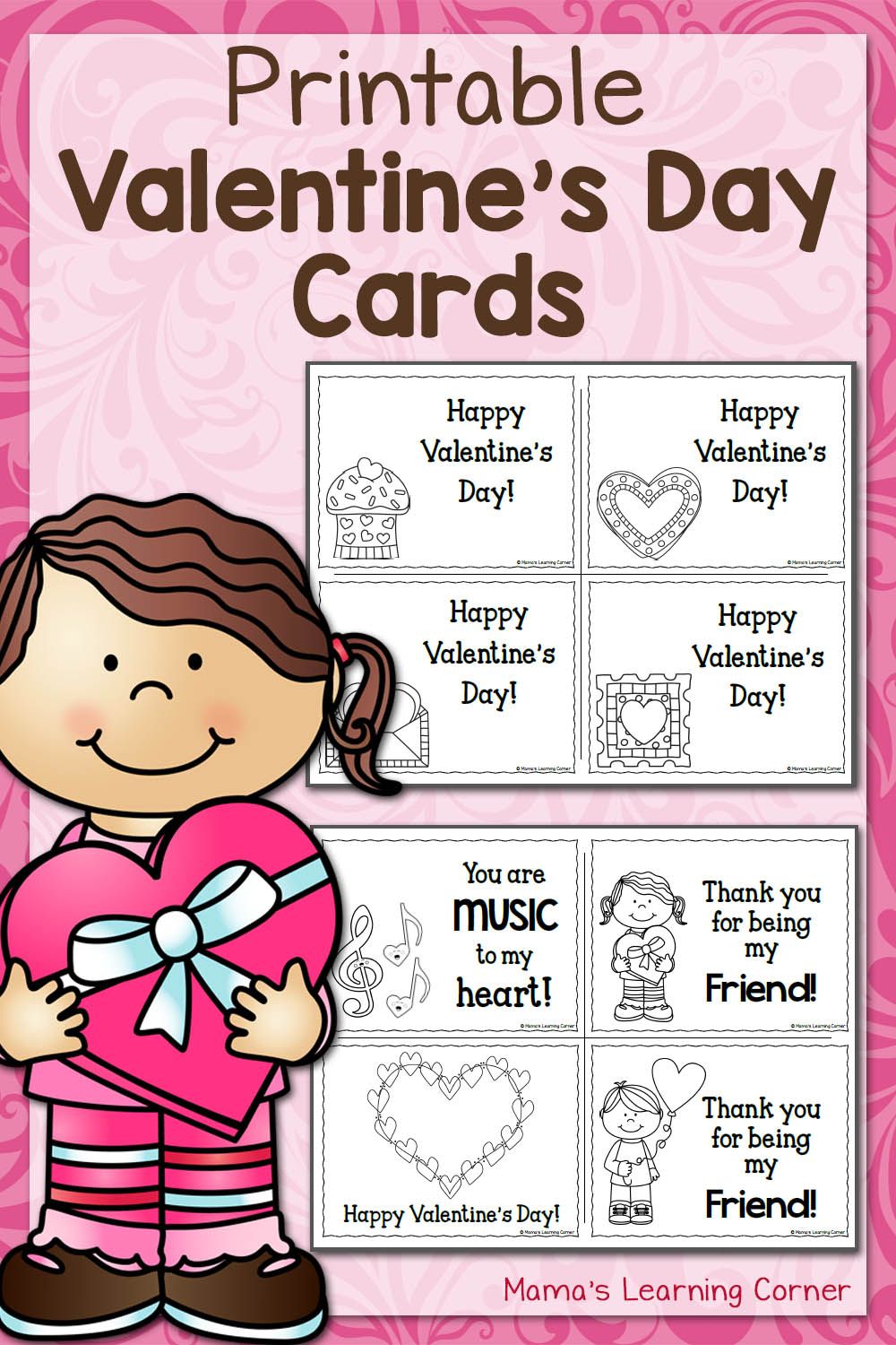 Printable Valentine S Day Cards Printable Valentines Day Cards Printable Valentines Cards Valentines Printables Free