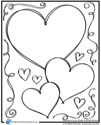 Spring Coloring Pages For Preschool Valentine Heart And Swirls Coloring Page Designed B Love Coloring Pages Valentines Day Coloring Page Heart Coloring Pages