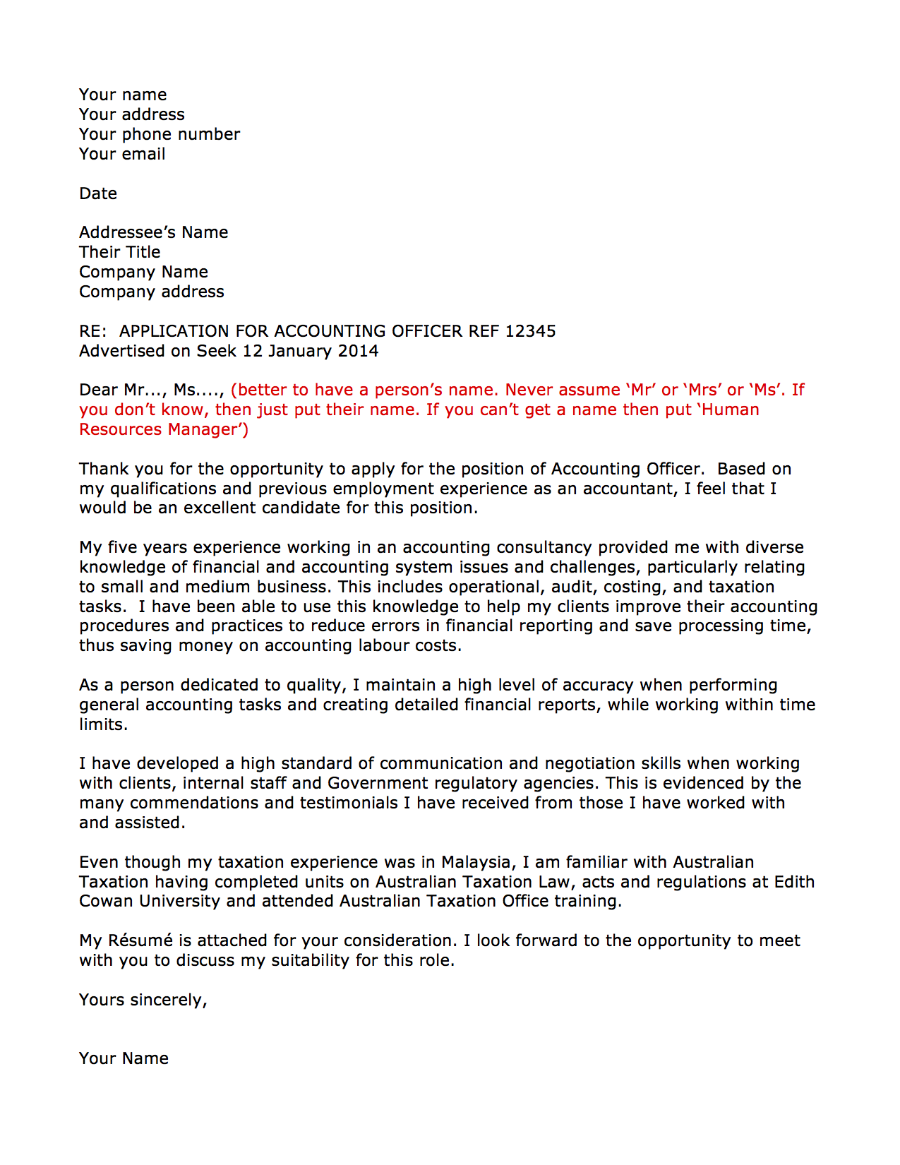 Pin On Cover Letter Template