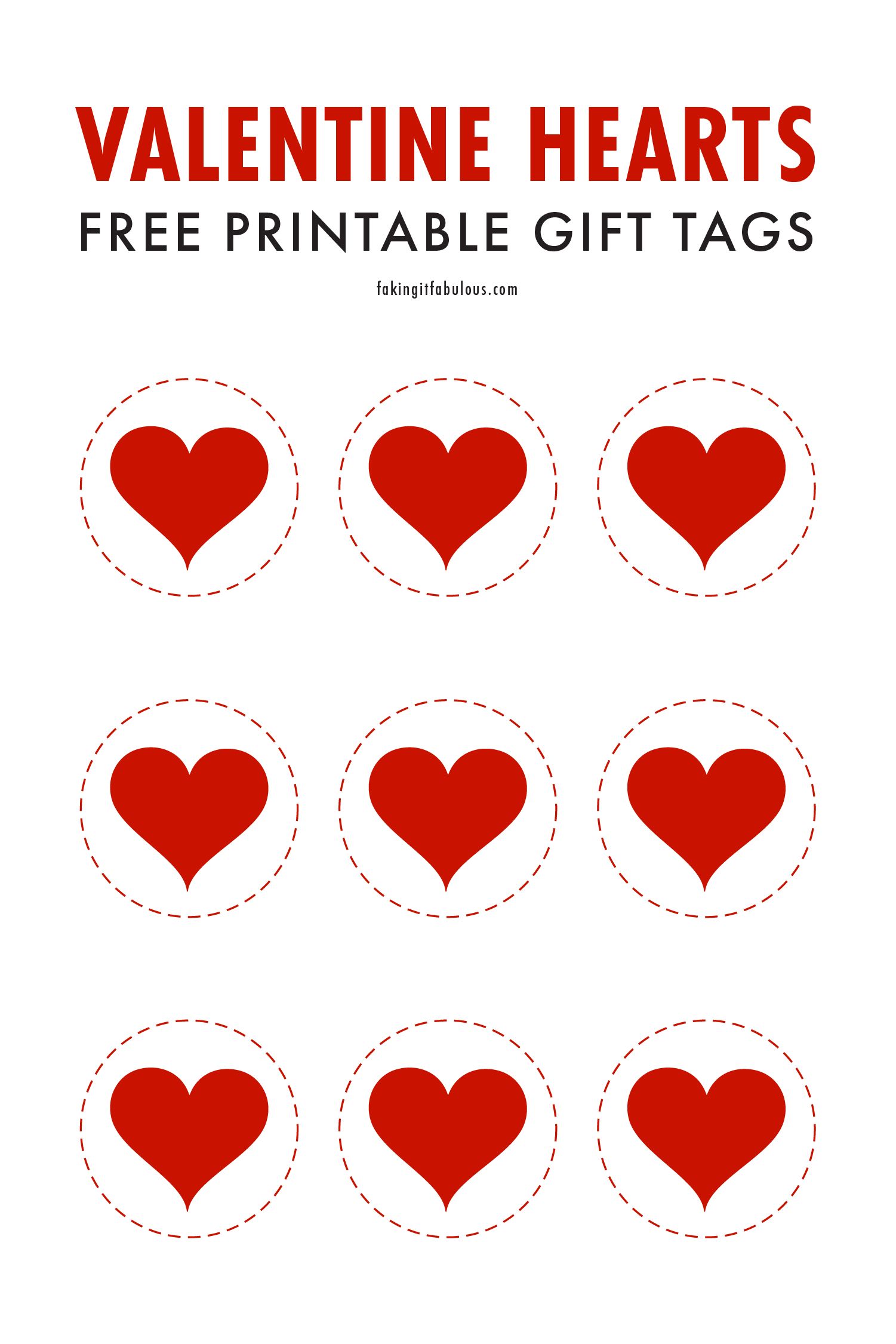 Valentine Hearts Free Printable Gift Tags In 2021 Heart Gift Tags Valentines Printables Free Gift Tags Printable