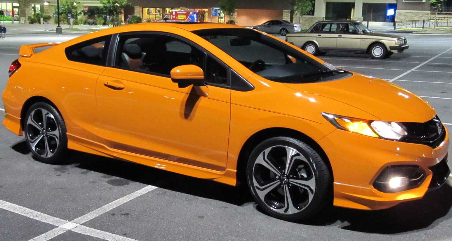2014 Honda Civic Si Soupe Orange Honda Civic Honda Civic Si Honda