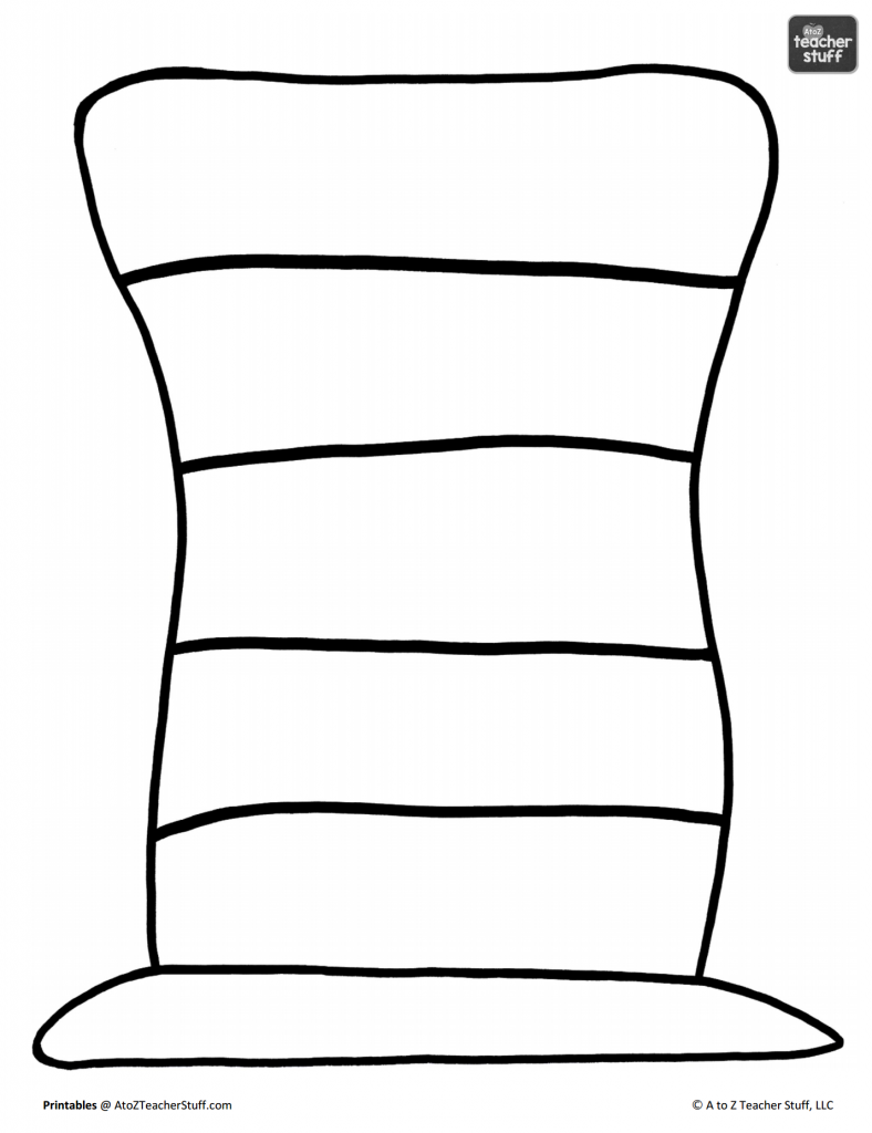 Hat Printables For Dr Seuss Cat In The Hat Or Just Hats Dr Seuss Classroom Dr Seuss Hat Dr Seuss Activities
