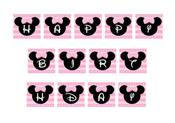 Download These Free Pink Minnie Mouse Party Printables Minnie Mouse Birthday Party Birthday Party Printables Minnie Birthday Party