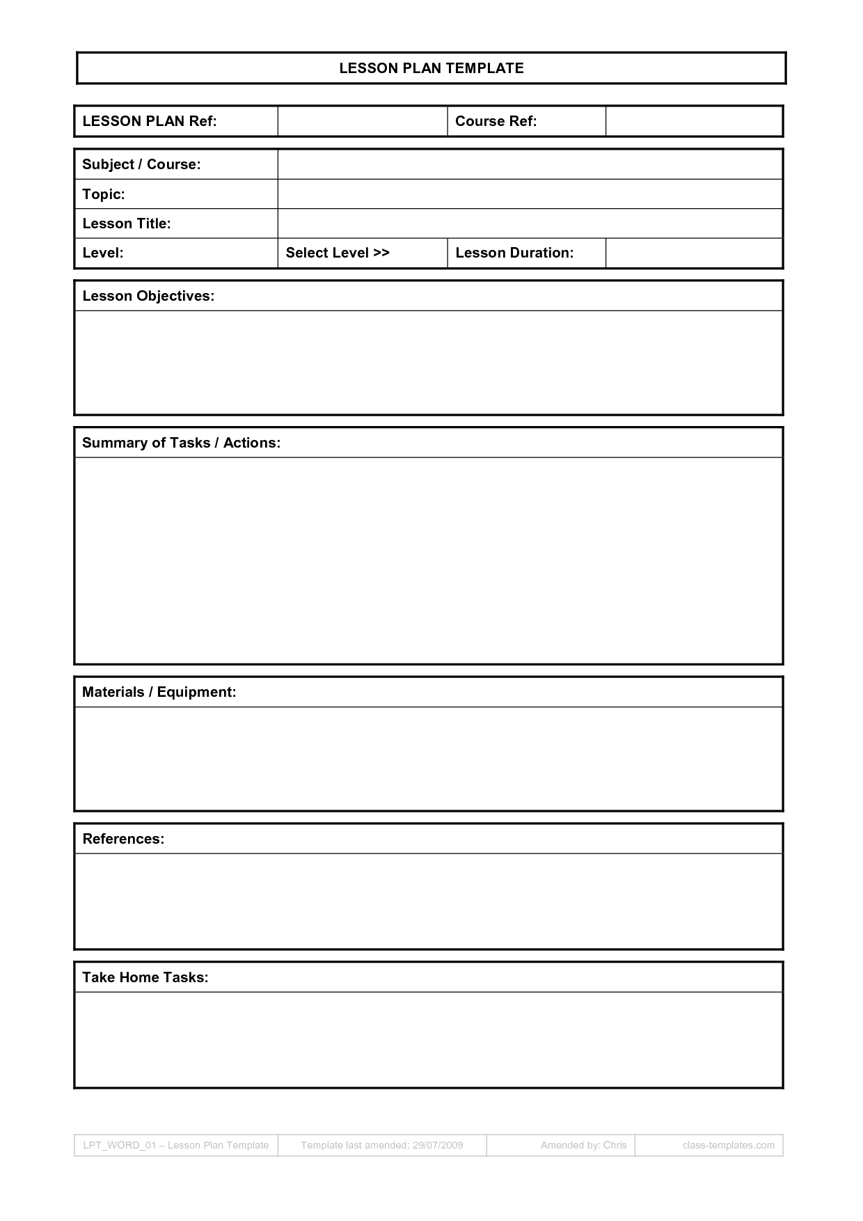 Scope Of Work Template Teacher Lesson Plans Template Weekly Lesson Plan Template Lesson Plan Template Free