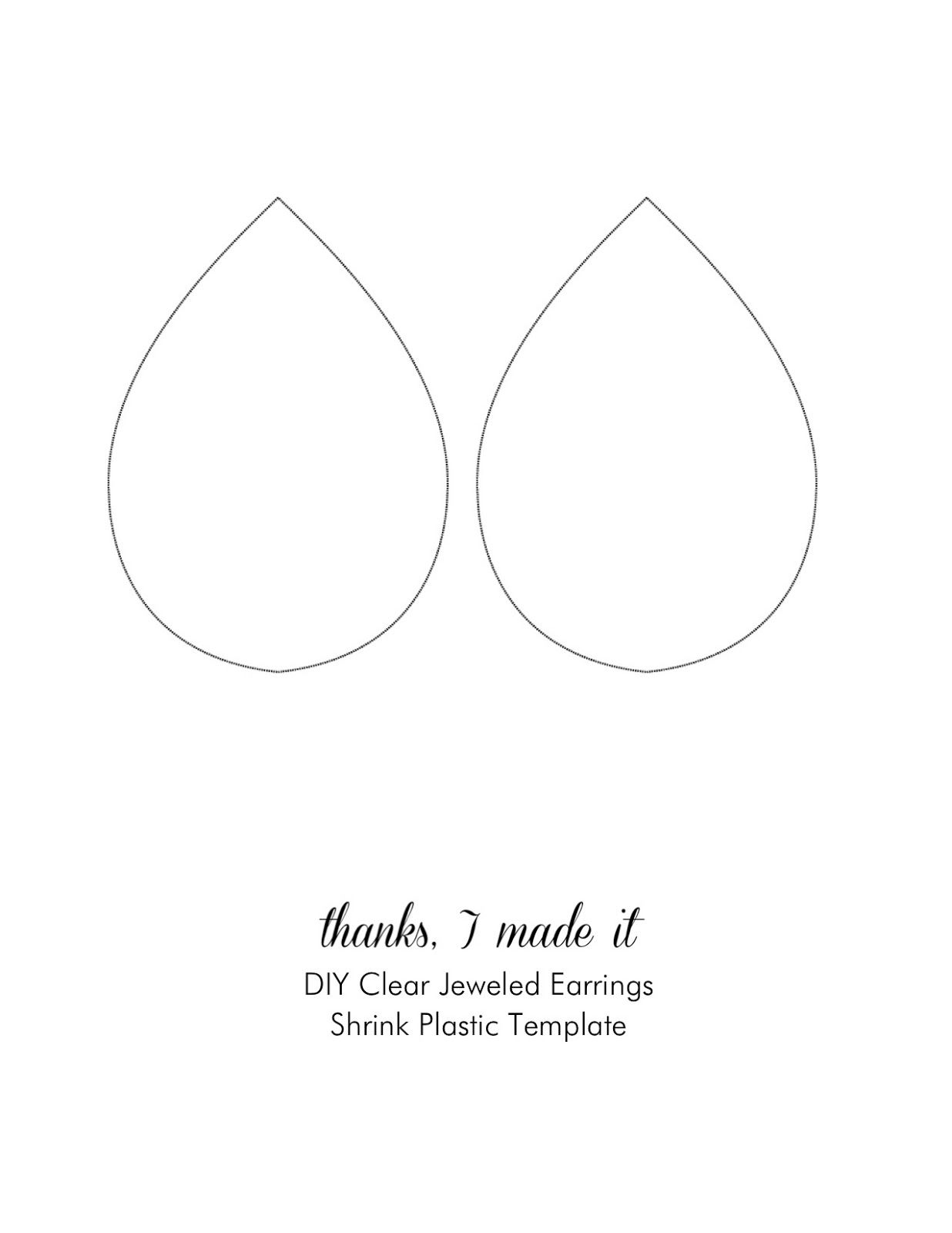 Earring Cards Template Leather Earrings Diy Earring Cards