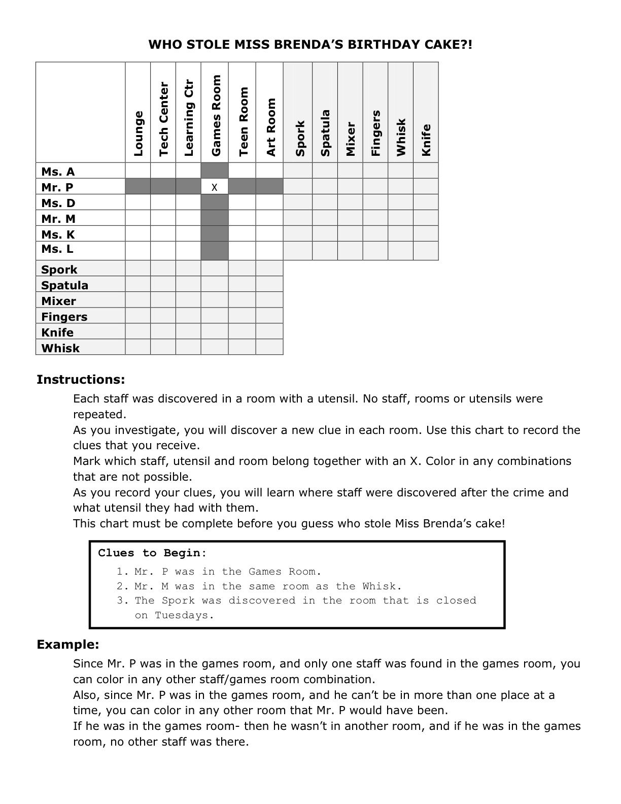 Logic And Deductive Reasoning Worksheets For High School Logic Problems Logic Puzzles Practices Worksheets
