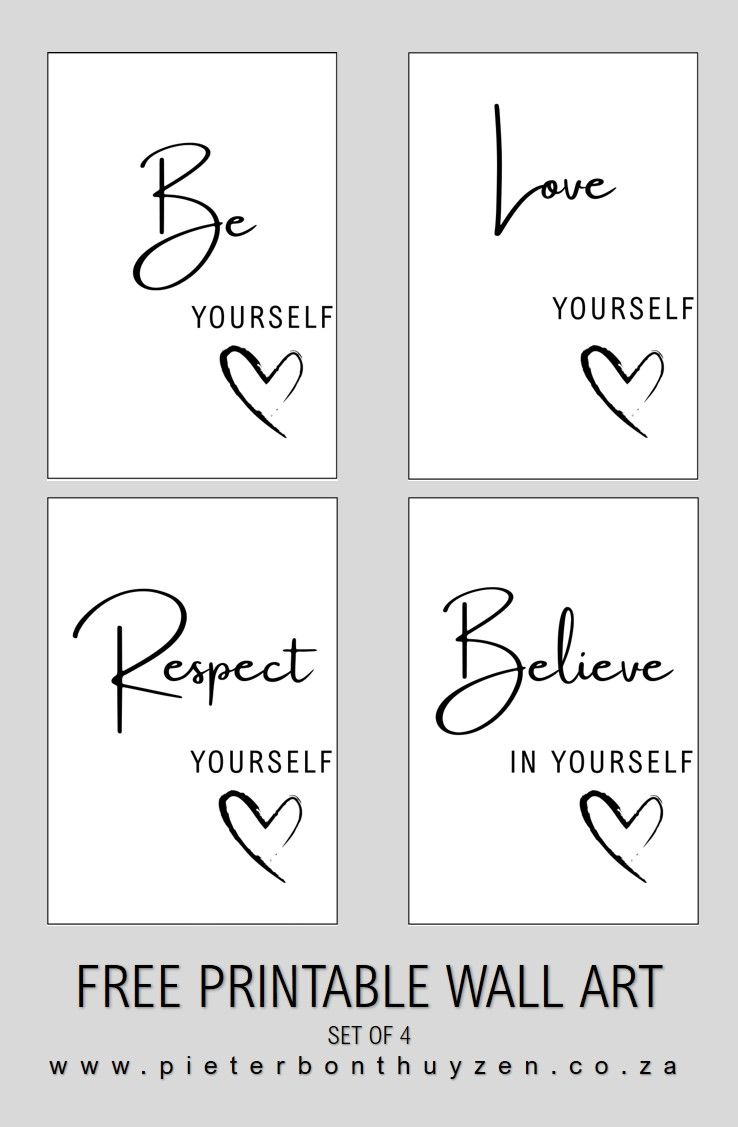 Believe In Yourself Free Printable Printable Wall Art Quotes Free Printable Wall Art Quotes Free Printable Wall Art